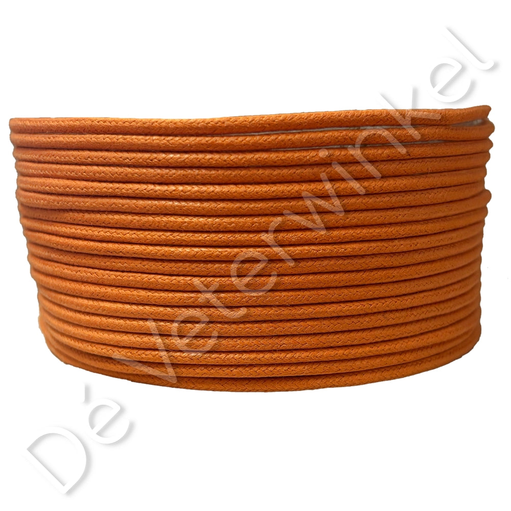 Rond 2mm wax Oranje