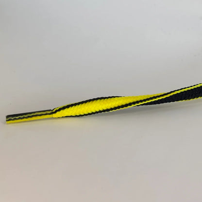 Ovale veter 5mm Two-Tone Geel/Zwart