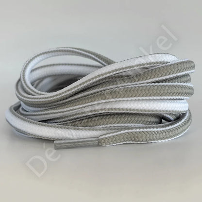 Ovale veter 5mm Two-Tone Grijs/Wit