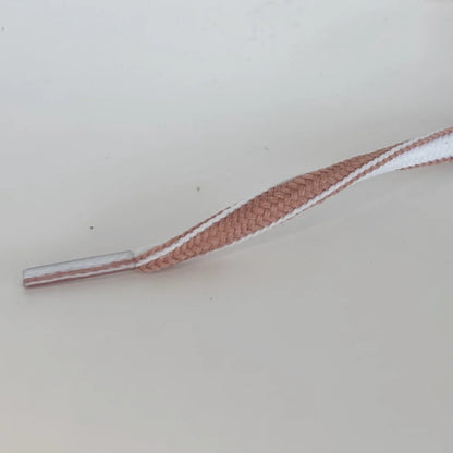 Ovale veter 5mm Two-Tone TaupeRoze/Wit