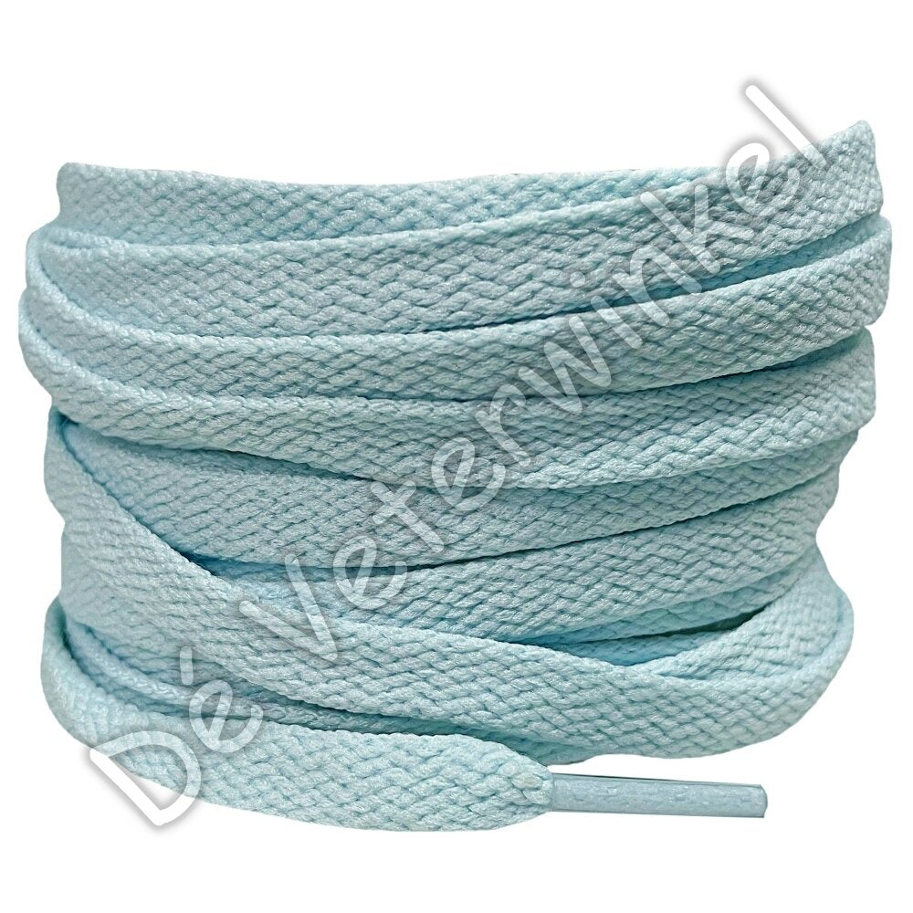 Nike veters plat 8mm Pastel Blauw