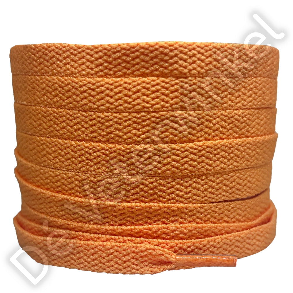 Nike veters plat 8mm Pastel Oranje