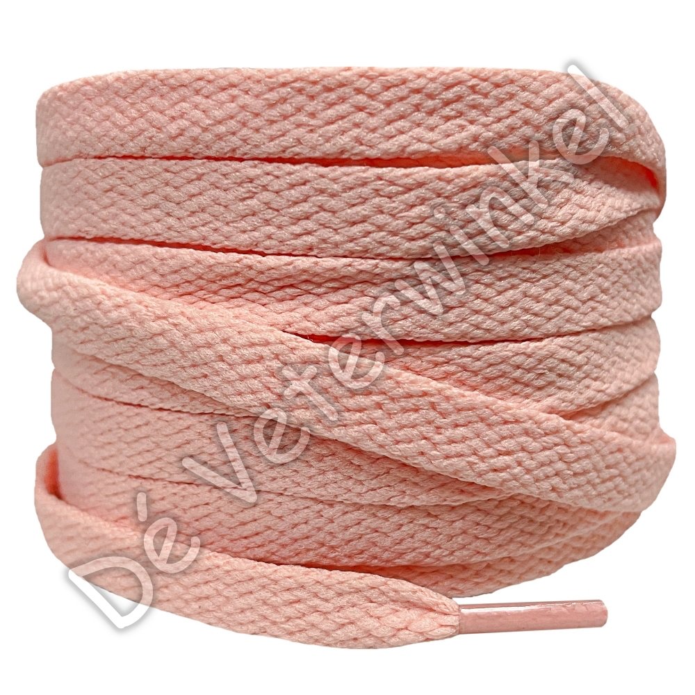 Nike veters plat 8mm Pastel Zalmroze