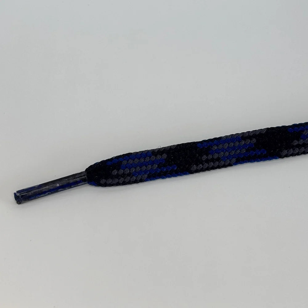Plat 8mm polyester Camouflage Blauw
