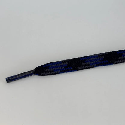 Plat 8mm polyester Camouflage Blauw
