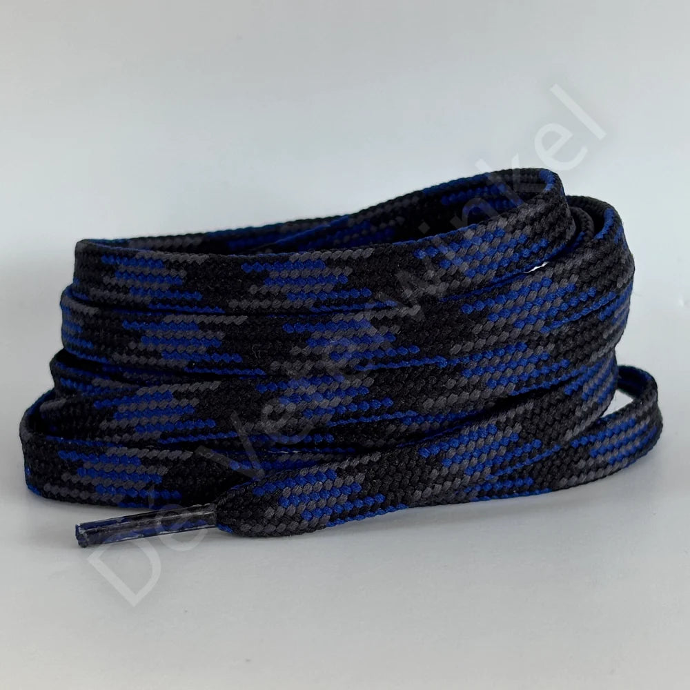 Plat 8mm polyester Camouflage Blauw