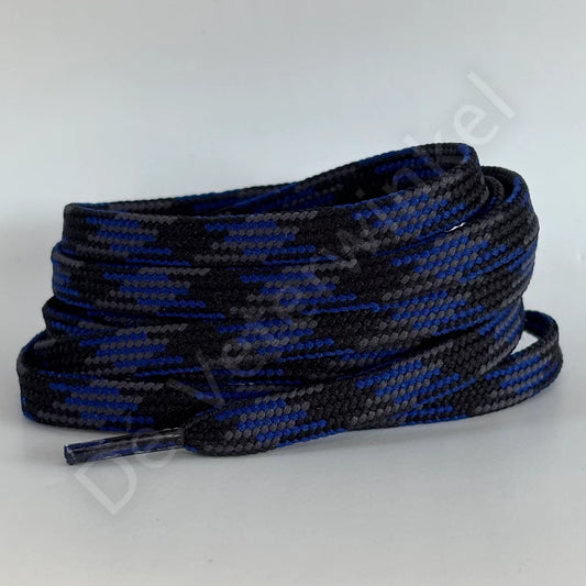 Plat 8mm polyester Camouflage Blauw