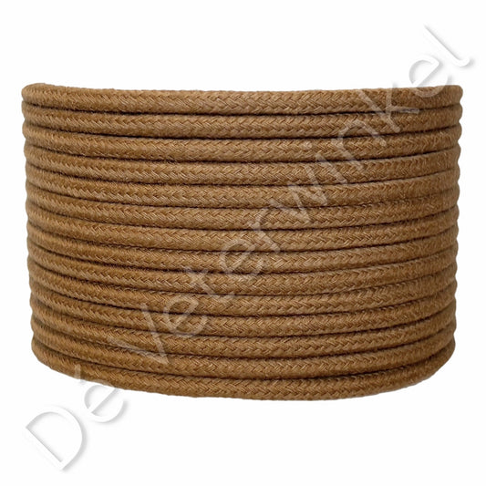 Rond 4mm katoen Reebruin