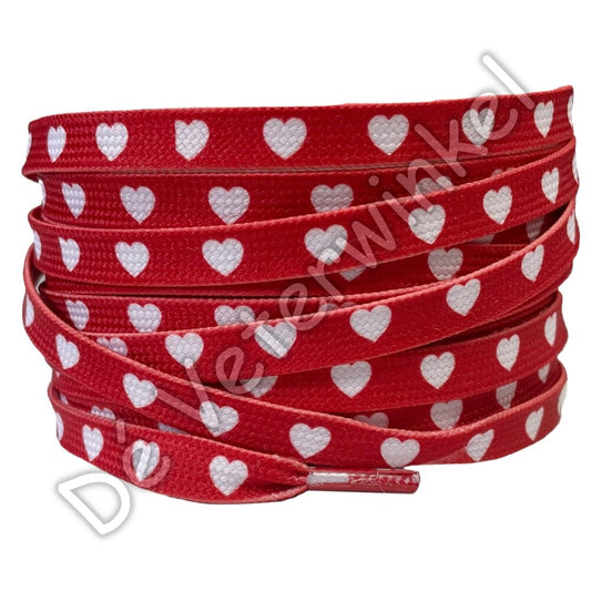 Printveter 8mm Rood/Wit hartjes