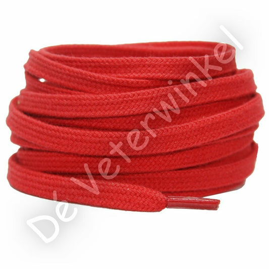 Plat katoen 6mm Rood