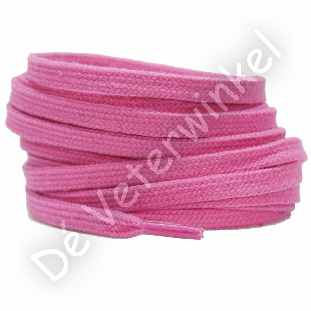Plat katoen 6mm Roze