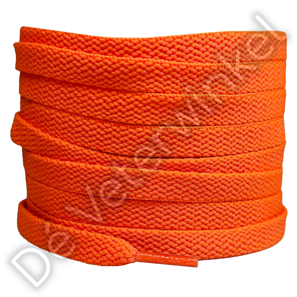 Nike veters plat 8mm Signaal Oranje