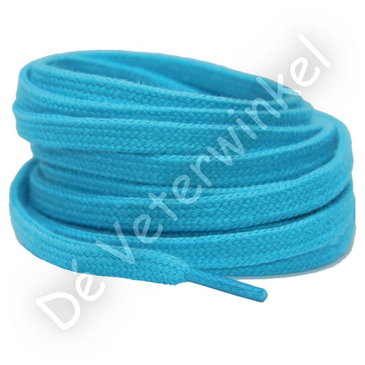 Plat katoen 6mm Turquoise