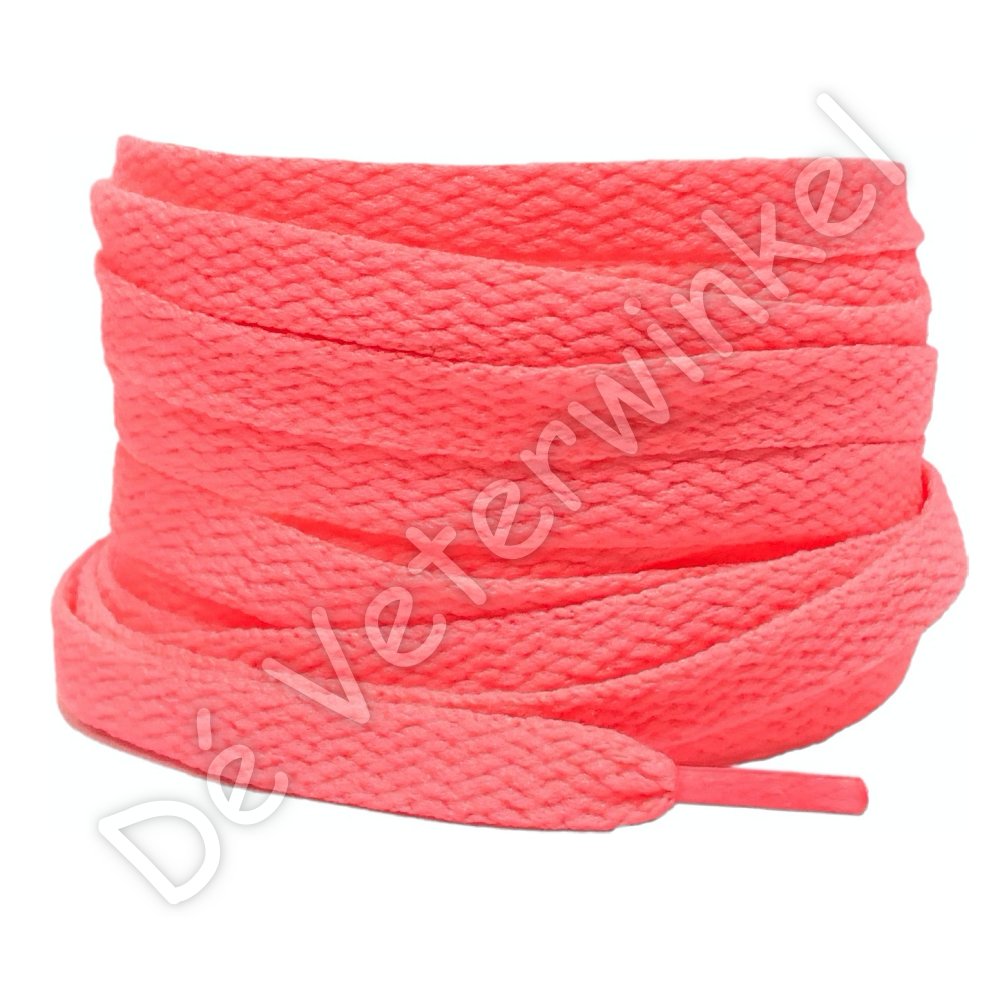 Nike veters plat 8mm Watermeloen Roze