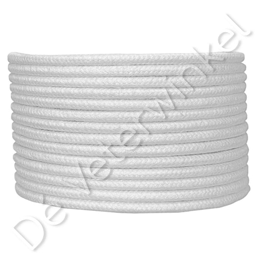 Rond 4mm katoen Wit