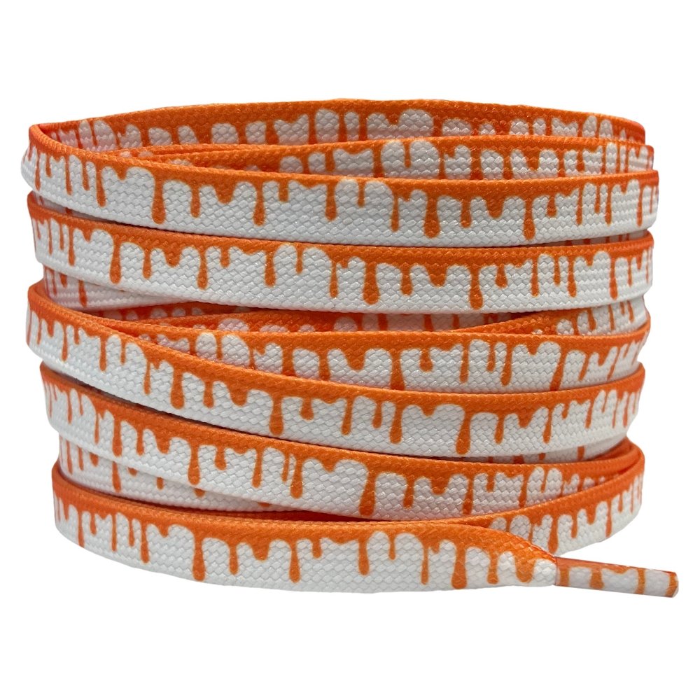 Verfdruppels 8mm Wit/Oranje