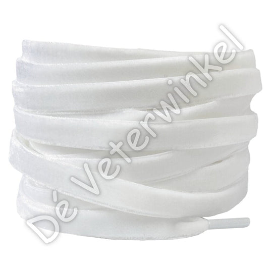 Fluweel 10mm Wit