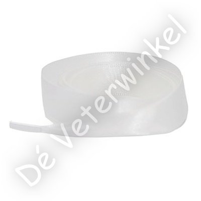 Satijn 15mm Wit