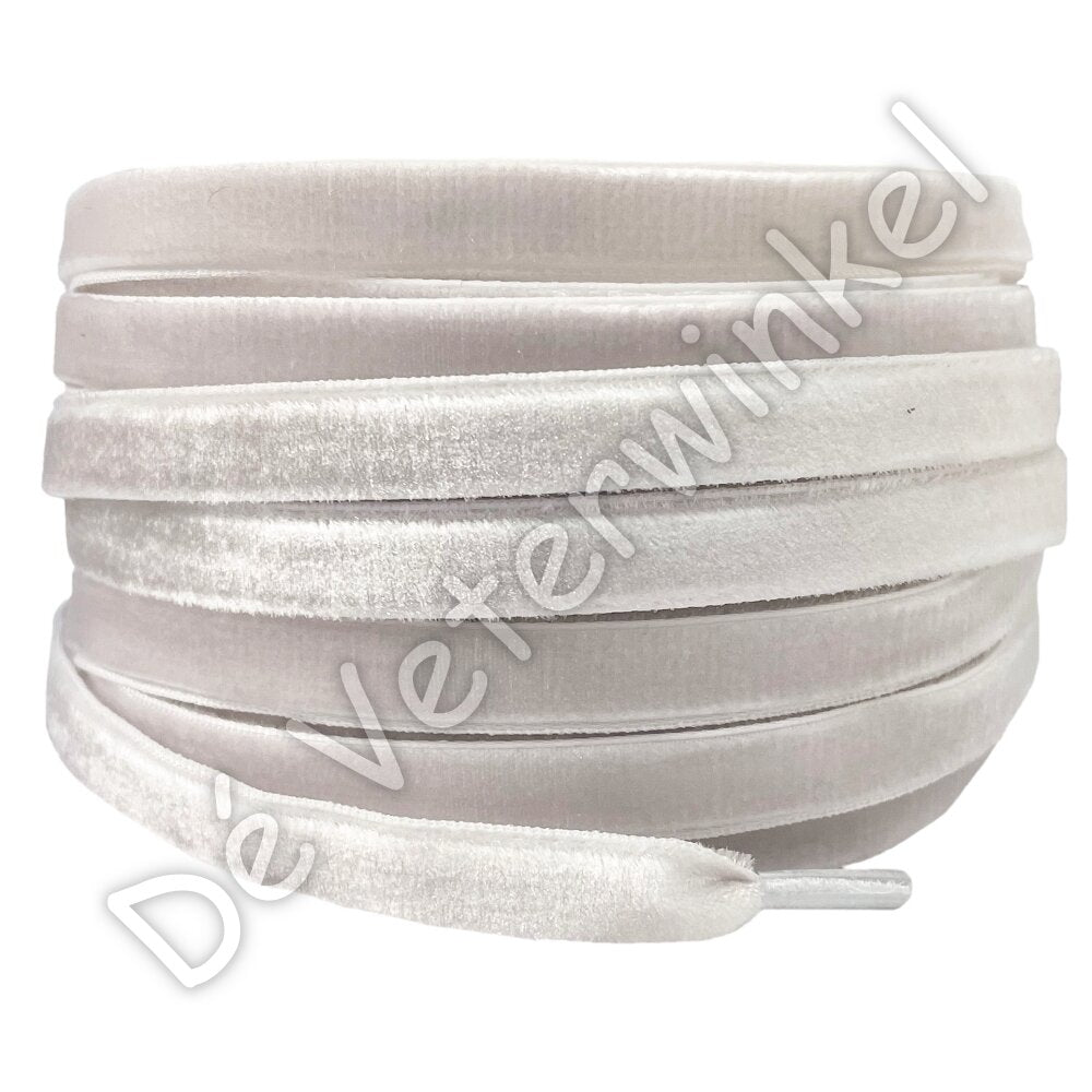 Fluweel 10mm Zilver