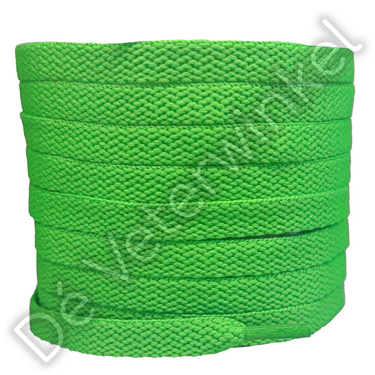 Nike veters plat 8mm Zuiver Groen