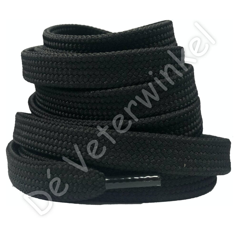 Plat 10mm polyester Zwart