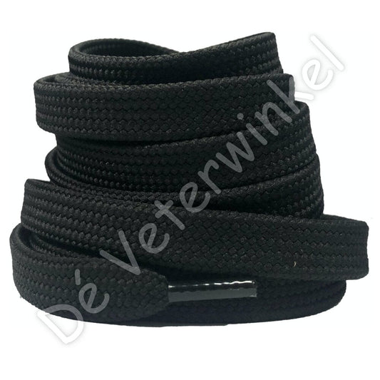 Plat 10mm polyester Zwart
