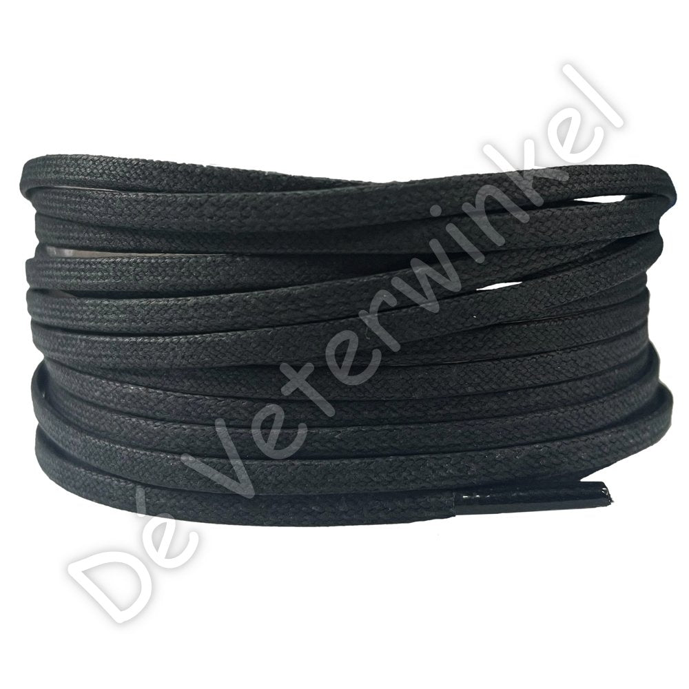 Plat 4mm wax Zwart