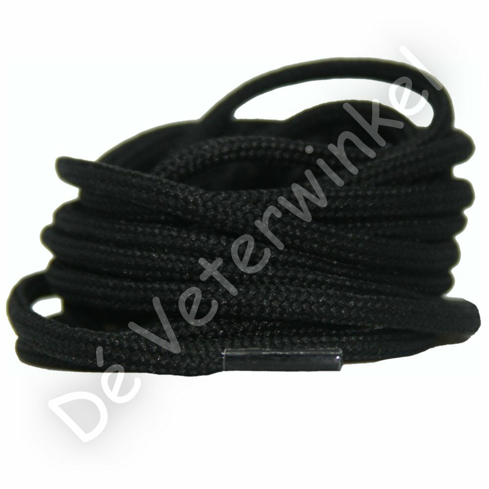 Rond 5mm polyester Zwart