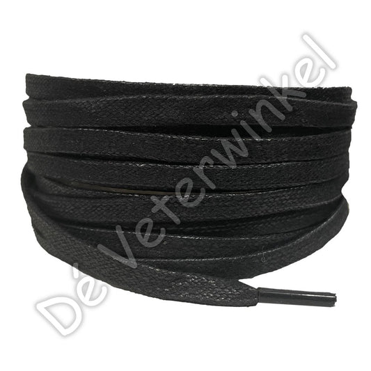 Plat 6mm wax Zwart