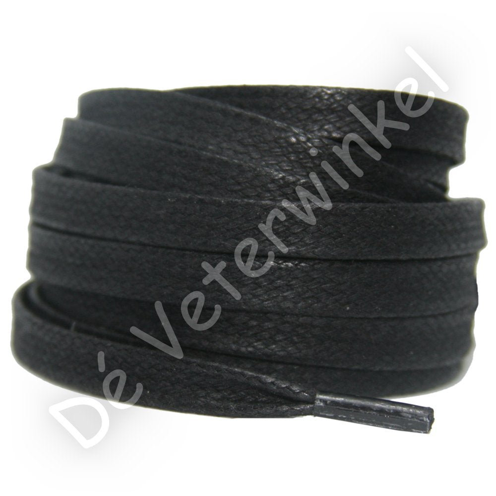 Plat 7mm wax Zwart