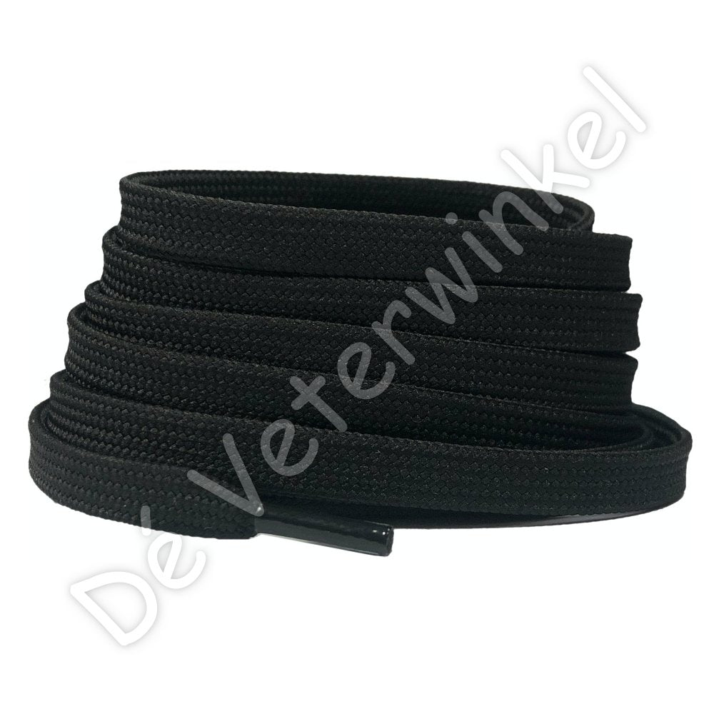 Plat 8mm polyester Zwart