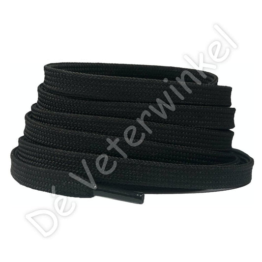 Plat 8mm polyester Zwart