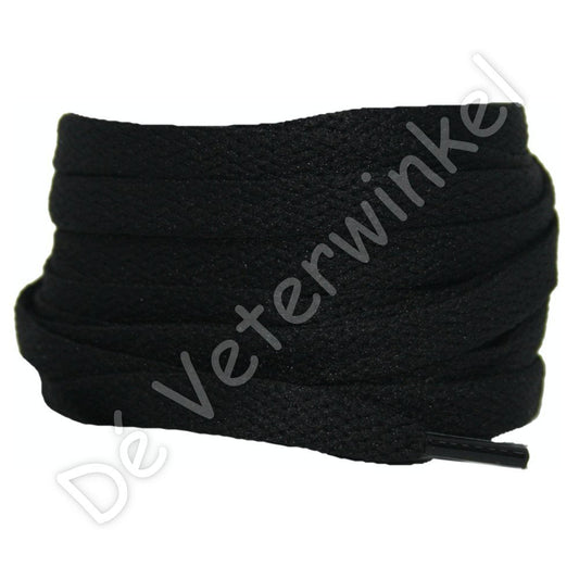 Nike veters plat 8mm Zwart