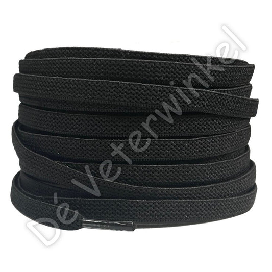 Plat ELASTIEK 7mm Zwart