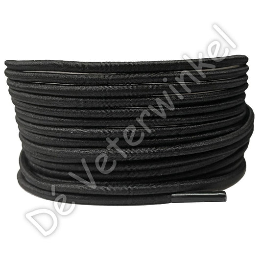 Rond 3mm ELASTIEK Zwart