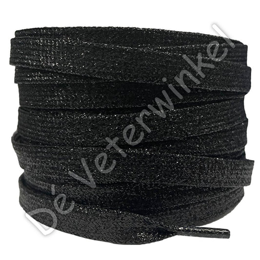 Plat shiny 10mm Zwart