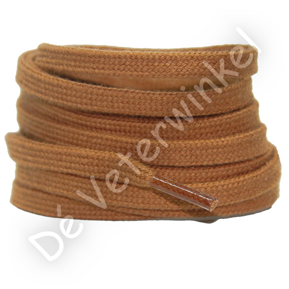 Plat katoen 6mm Cognac