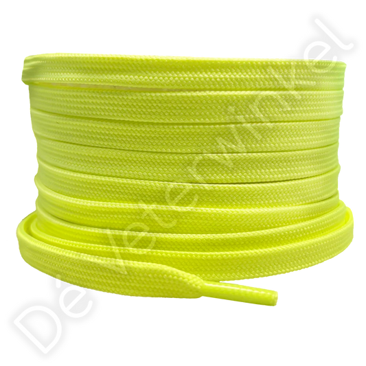 Plat 8mm polyester Neon Geel
