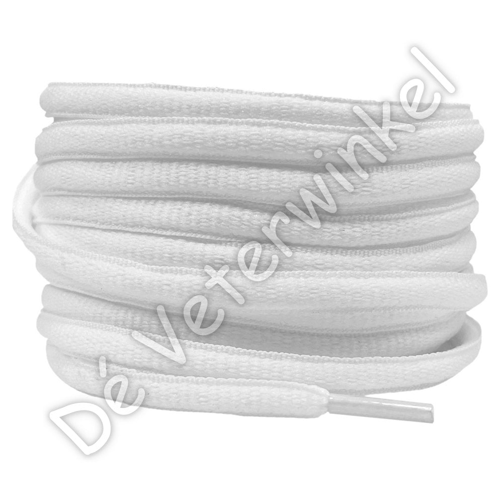 Ovaal sportveter 6mm Wit